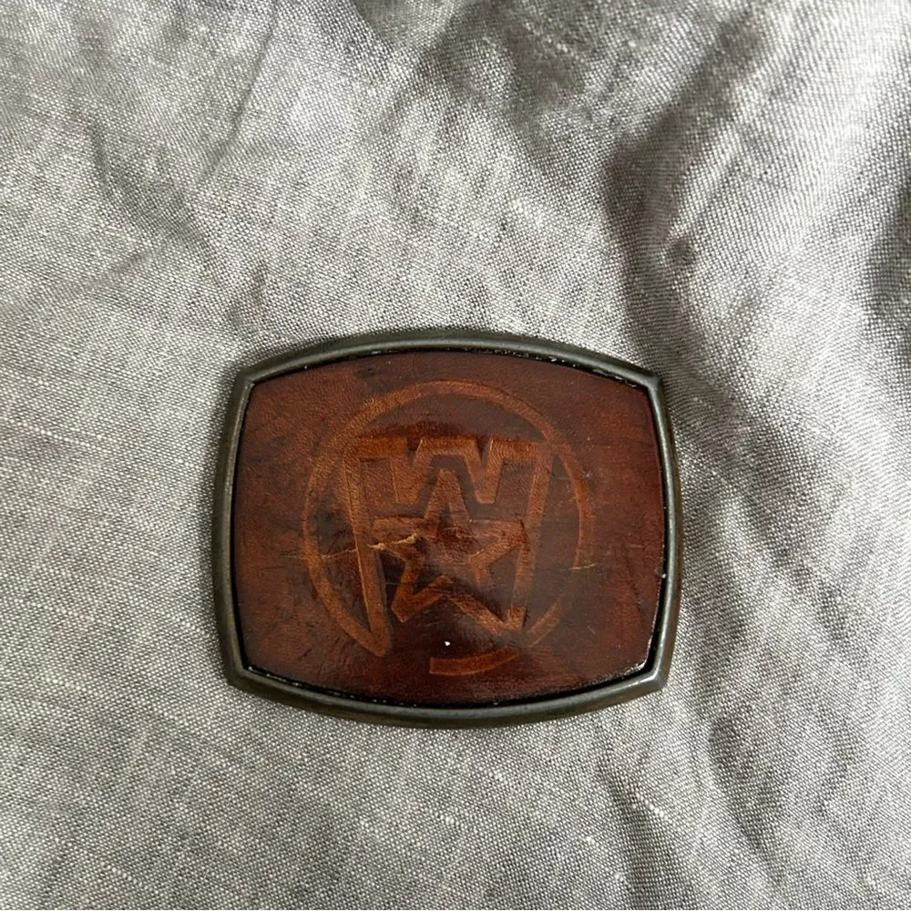Top Grain Cowhide Brown Leather Belt 36 Western Rodeo Cowboy